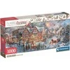 Dėlionė Clementoni CLE puzzle 1000 Panorama Christmas+poster 39927