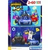 Clementoni Dėlionė 2x60 vnt. - Batwheels
