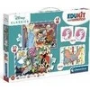Dėlionė Clementoni žaislai CLE Edukit 4in1 Disney Classic 18290