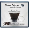 Clever Clever Dripper - Stiklinis kavos virimo aparatas 500ml, skaidrus rudas