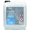 CLINEX Shine Steel 5L preparatas, skirtas nerūdijančio plieno baldų ir buitinės technikos valymui ir poliravimui