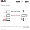 Club 3D USB-C į USB-C kabelis 1.2m BALTA CLUB3D