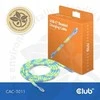 Club 3D USB-C į USB-C kabelis, 2 m, mėlynas