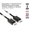 Club 3D Club3D Kabelis DisplayPort 2.1 na DisplayPort 2.1 4K120Hz/8K60Hz HDR (M/M), 1.2m, juoda