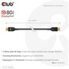 Club 3D DP kabelis 2.1 DP80 sertifikuotas 10K/8K/4K M/M mažmeninė prekyba - Kabelis (CAC-1094)