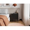 Cama Meble Bedside table 2 pcs. SIENA 44.5x40x59 juodas matt