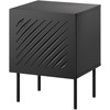 Cama Meble Bedside table 2 pcs. SIENA 44.5x40x59 juodas matt