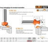 CMT CMT freza apvalinamoji kietoms medžiagoms HM R= 8D=25,4 I=22,2B=15,87S=12 guolis