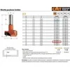 Grąžtas lankstų skylėms gręžti TCT- S=10X26 D=35X57.5 RH, CMT