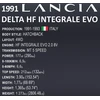 Konstruktorius Cobi Lancia Delta HF Integrale EVO automobilis 24356, 2294 d.