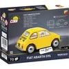 Žaidimai ir žaislai - Cobi - Fiat Abarth 595 - Geltona - Modelis COBI-24514 - Surinkite patys
