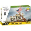 COBI 2059 blokai pakelia vėliavą Iwo Jima 1945 m. 6 JAV jūrų pėstininkų figūrėlės