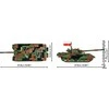 COBI 2624 Ginkluotųjų pajėgų T-72M1R tankas (PL/UA) 724 blokai