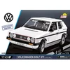 Statybinis žaidimas - COBI - Volkswagen Golf GTI (1976-1983) - Vykdomasis leidimas - 1743 dalys - Balta
