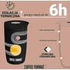 „Coffee Format“ baltas termosas su augalų motyvu 350 ml