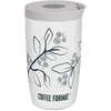 „Coffee Format“ baltas termosas su augalų motyvu 350 ml