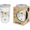 Coffee Format Baltas termo puodelis su pasaulio žemėlapio motyvu, 350 ml