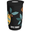 Coffee Format Coffee Format Juodas kubek termiczny su motywem roślin 350 ml