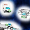 Coil Ritė B25A4 lenktynių trasos automobilių astronautai