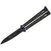 COLD STEEL Nóż Tokisu 02259 Balisong Bright Juodas Steel (01RU02259)