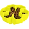 Collar Antkaklis WAU DOG BOWL SILICONE SLOW DOWN 450ml GELTONAS