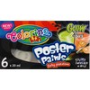 COLORINO CREATIVE dažai plakatams šviečiantys tamsoje 20 ml 6 spalvos,42635PTR