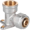 Comap Sieninė alkūnė GW suspaudžiama TurboSKIN žalvaris 16x1/2x16 (sukama)946631431-01 (DWZ)