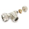 Comap Clamp trišakis raudonas (su varžtais) - 26-20-20 TurboSKIN COMAP