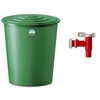 Stefanplast Vanduo barrel 310L with lid and tap Ø80x93cm