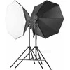 Comitso studijinis rinkinys Nuolatinės šviesos rinkinys FreePower 106 Octa 85cm SET 2400W 5500K su stovu