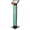 Compulocks stovas Compulocks iPad 10.9'' 10th Gen Swell Enclosure Brandable Floor Stand Juodas, 27,7 cm (10.9''), Apple, iPad (10th gen.) 2022, A2757, A2777, 27,7 cm (10.9''), Juodas, Aliuminis, Plienas