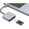 Skaitytuvas Conceptronic BIAN08G kortelių skaitytuvas USB 3.2 Gen 2 Type-C Pilka