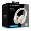 Conceptronic PARRIS03C ausinės/komplektas słuchawkowy Przewodowy i Bezprzewodowy su lankeliu ant galvos Muzyka Bluetooth Kreminė