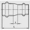 Conex Sumažinanti mova Cu B Presas 28x22mm P5240 02822000
