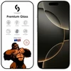 „Connect Corning Gorilla Ultra 3D“ apsauginis stiklas Apple iPhone 16 Pro telefonui Juodas