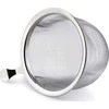 Cookini Allesken BASIC STEEL Mini sidabrinis arbatinukas 7,3 × 9,2 × 5 cm su rankena