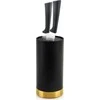 Mondex Stovas peiliams su šeriais h26x12,6cm, juodas