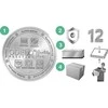 Cookini Virdulys NIEELEKTRYCZNY OD 2282 JUODA Auksinė 3 L
