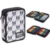 Cool Pack Forminis dviejų skyrių penalas su priedais CoolPack Jumper XL French Bulldogs