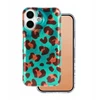 Coolcasc Gyvūnų rašto dėklas iPhone 17 6,3 colio telefonui „Crazy Cheetah“