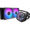 Carruzzo Cooler Master MasterLiquid Atmos II 240 VRM Fan Juodas Procesorius Aušinimo skysčiu rinkinys 12 cm Juoda 1 vnt