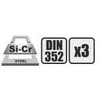 Grąžtas RICHMANN Sriegiklis M4 x 0,7 mm 3 vnt.