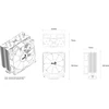 Aerocool Verkho 4 techniniai matmenys