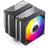 Jonsbo CA80 procesoriaus aušintuvas, dvigubo bokšto, 2 x 120 mm, PWM, RGB – juodas