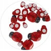Dekoracija iš medžio CRAFT with FUN Ladybirds, lipni, 24 vnt., įvairių dydžių