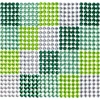 Dekoratyviniai krištoliniai karoliukai CRAFT with FUN Žalias, lipnūs, 10x10 mm, 600 vnt.