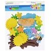 Lipni dekoracija iš putgumės CRAFT with FUN Spring, 78 vnt.