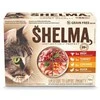 SHELMA with kalakutiena, duck, vištiena and jautiena in sauce – šlapias kačių maistas – 12x85g