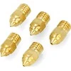 Creality MK-ST žalvarinis antgalis 0.25mm/0.4mm/0.6mm/0.8mm - plastikas 1.75mm - žalvaris - 5 vnt