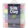 Silk Claycreative Toys Šilko molis - pagrindinės spalvos (10 x 40 g) (79146)